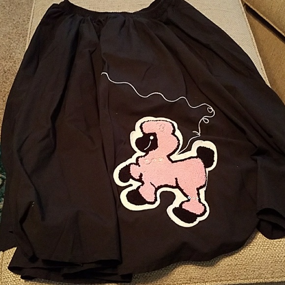 Cruisin USA Dresses & Skirts - Black Poodle Skirt with Pink Poodle